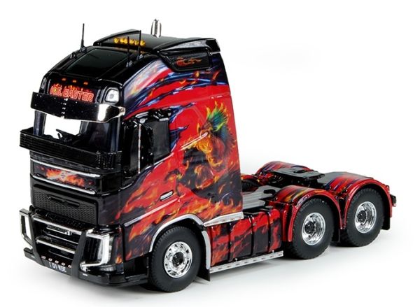 TEK71289 - VOLVO FH04 XL 6x4 KS TRANSPORT BLACK - 1