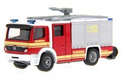 SIK1842 - MERCEDES POMPIERS POMPE Avec canon Ech:1/87 - 1