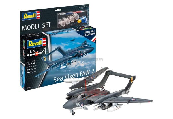 REV63866 - Model set Avion Sea vixen Faw 2 avec peinture à assembler - 1