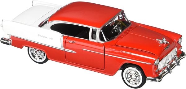 MMX73229RD - CHEVY Bel Air 1955 rouge et blanche - 1