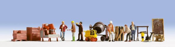 FGK15513 - Ouvrier et outils de chantiers Ech:1/87 - 1
