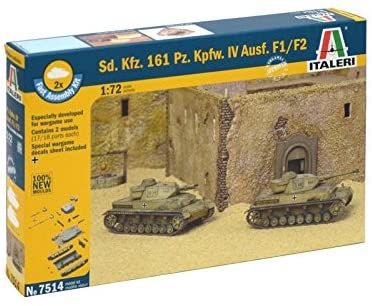 ITA7514 - Chars SD.Kfz. 161 Pz. Kpfw IV à assembler et à peindre - 1