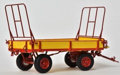 MARPLM7601 - Remorque 2 Essieux MIEDEMA jaune et rouge - 1