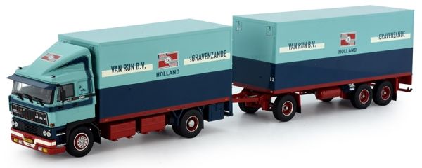 TEK76249 - DAF 3300 4x2 porteur avec remorque 1+2 Essieux VAN RIJN - 1