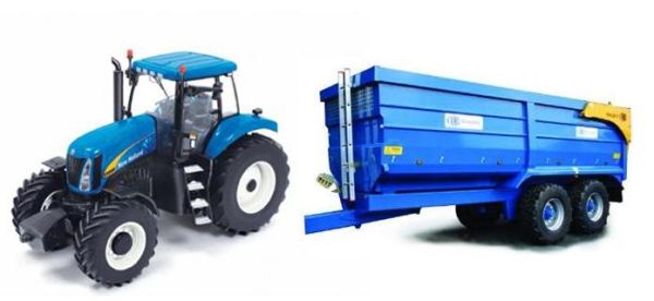 BRI112-701 - Pack NEW HOLLAND T8040 + Benne KANE - 1