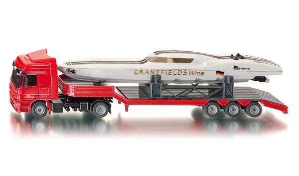 SIK3936 - MERCEDES ACTROS 4x2 Avec remorque 3 Essieux et bateau - 1