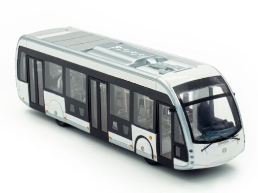 HOL8-1184 - Bus IRIZAR ie tram en résine Blanc - 1