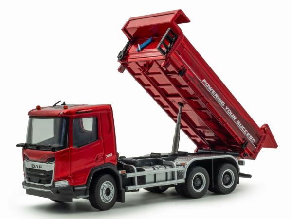 HOL8-1318 - DAF XD 6x4 benne - Rouge flamme - 1