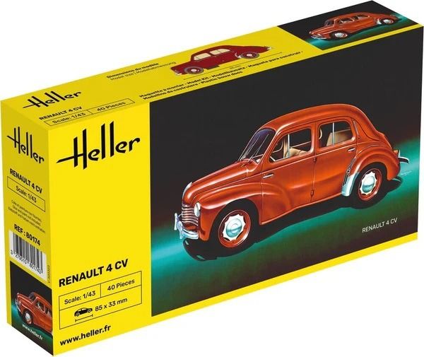 HEL80174 - RENAULT 4 CV à assembler et à peindre - 1