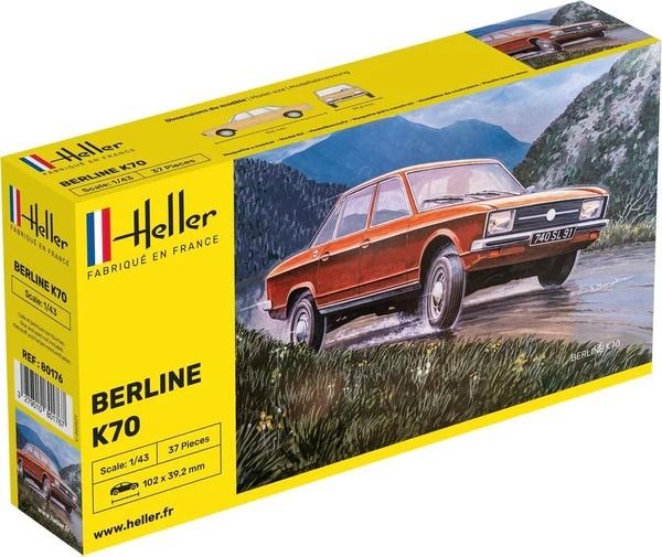 HEL80176 - VOLKSWAGEN K70 à assembler et à peindre - 1