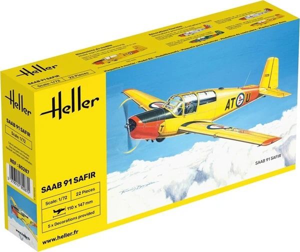 HEL80287 - Avion SAFIR 91 à assembler et à peindre - 1