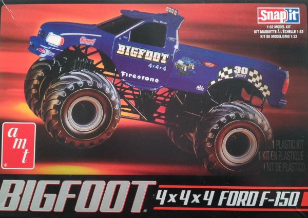 AMT805L/12 - FORD F-150 4x4x4 BIGFOOT à assembler et à peindre - 1