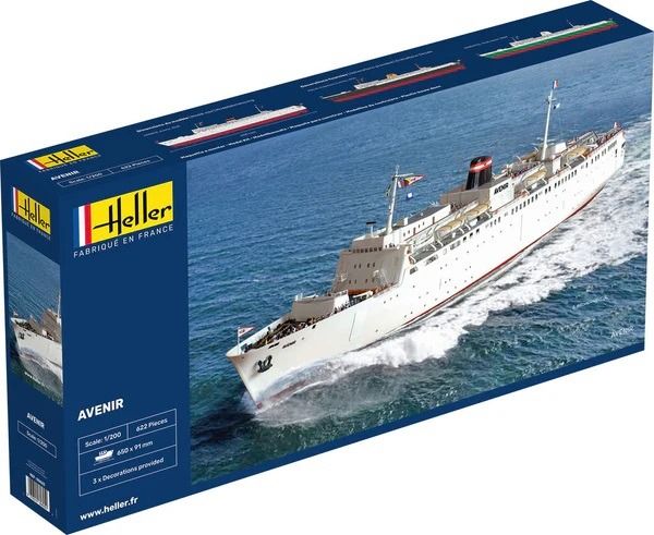 HEL80625 - Bateau AVENIR à assembler et à peindre - 1