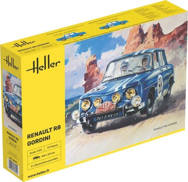 HEL80700 - RENAULT R8 Gordini à assembler et à peindre - 1