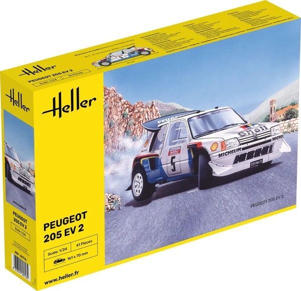 HEL80716 - PEUGEOT 205 EV 2 #5 à assembler et à peindre - 1