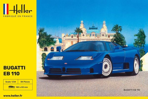 HEL80738 - BUGATTI EB 110 à assembler et à peindre - 1