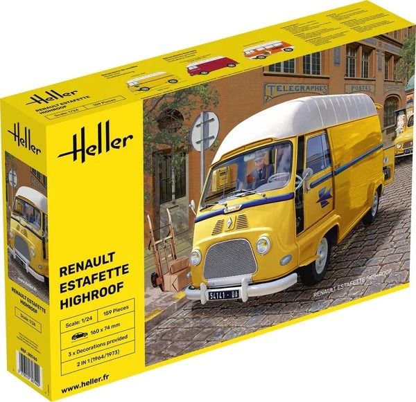 HEL80740 - RENAULT Estafette Highroof à assembler et à peindre - 1