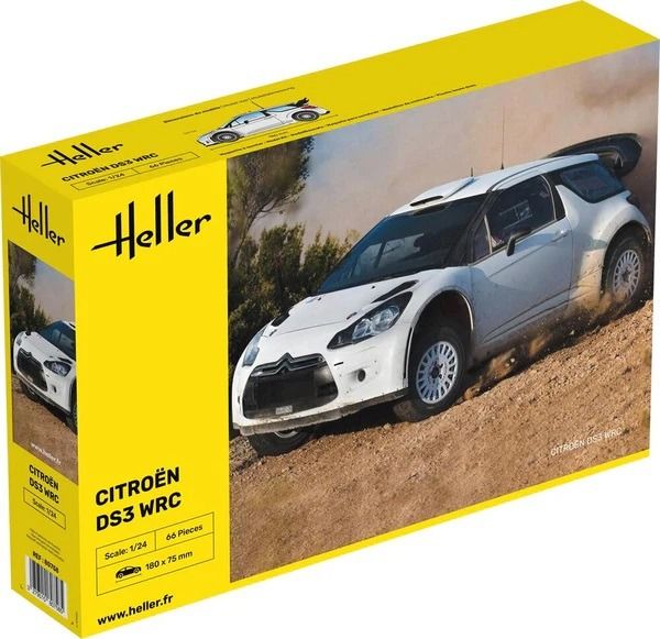 HEL80758 - CITROEN DS3 WRC à assembler et à peindre - 1