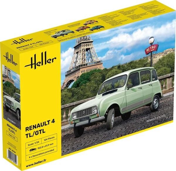 HEL80759 - RENAULT 4TL/GTL à assembler et à peindre - 1