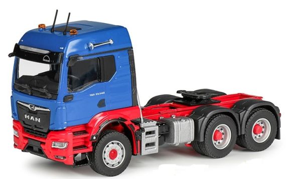 CON81005/0 - MAN TGS 6x4 Bleu et rouge - 1