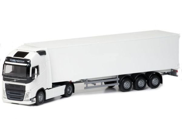 EMEK81132 - VOLVO FH16 750 GL XL 4x2 avec remorque 3 essieux Blanc - 1