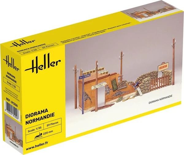 HEL81250 - Diorama Normandie à assembler et à peindre - 1