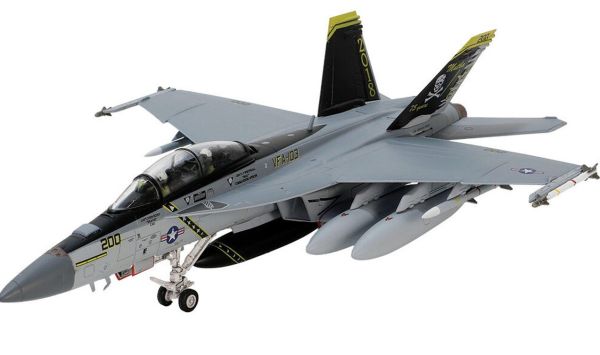 FOV814034A - Avion de chasse BOEING F/A-18F Super Hornet Américain - U.S. NAVY - Escardon VFA-103 - Jolly RODGERS - 75e Anniversaire - 1