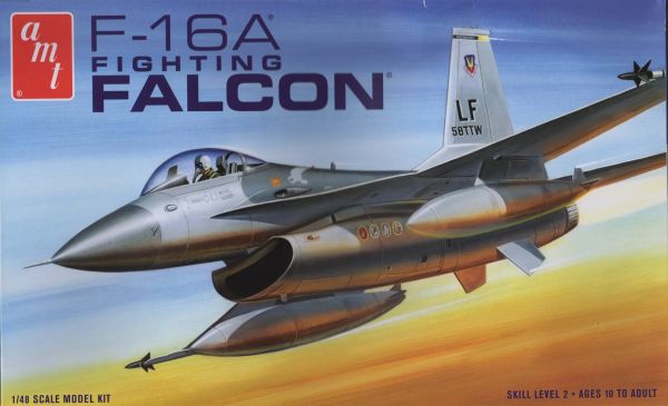 AMT820/12 - Avion FALCON F-16A Fighting à assembler et à peindre - 1