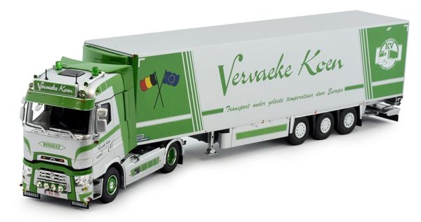 TEK82142 - RENAULT T High 4x2 avec remorque frigo 3 Essieux VERVAEKE KOEN - 1