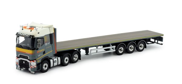 TEK82182 - RENAULT T HIGH 6x2 avce plateau 3 essieux FRIDERICI - 1