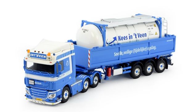 TEK82249 - DAF XF SC 6x4 avec remorque citerne 3 essieux KEES IN 'T VEEN - 1