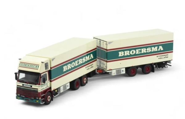TEK82539 - SCANIA R113 Topsleeper porteur 6x2 avec remorque 2 Essieux BROERSMA - 1