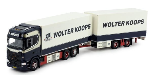 TEK82910 - SCANIA S Highline 6x2 porteur avec remorque 2 Essieux WOLTER KOOPS - 1