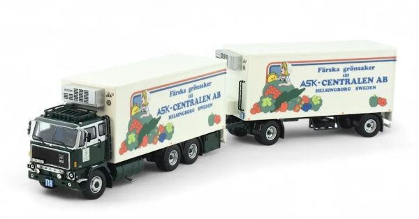 TEK83198 - VOLVO F89 6x2 porteur frigo avec remorque 1+1 Essieu BÖRJE JÖNSSON - 1