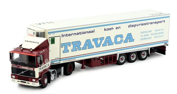 TEK83526 - VOLVO F16 4x2 avec remorque frigo 3 Essieux TRAVACA - 1