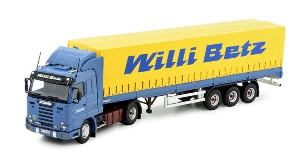 TEK83597 - SCANIA 143 4x2 avec remorque bâchée 3 Essieux WILLI BETZ - 1