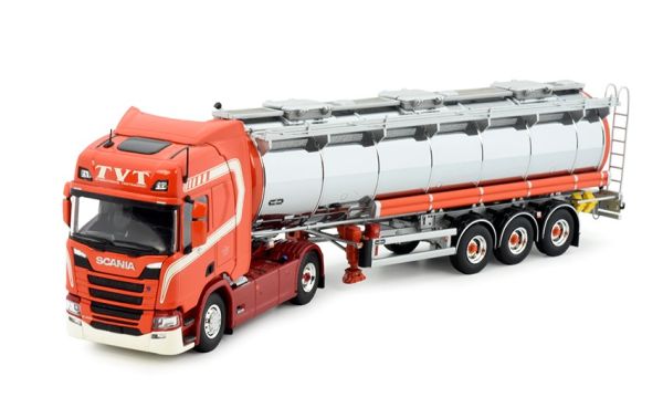 TEK83740 - SCANIA R Highline 4x2 avec remorque citerne 3 essieux TVT - 1