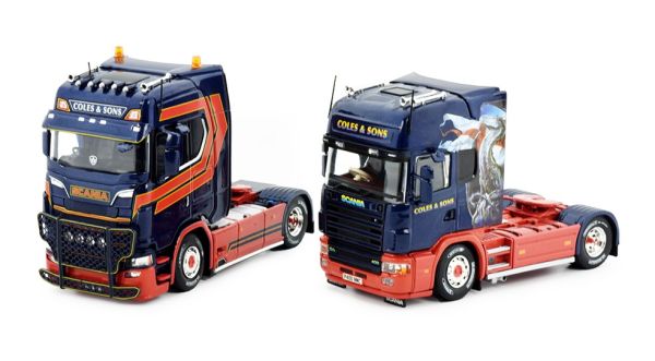 TEK84101 - SCANIA 164 TOPLINE 4x2 et SCANIA S HIGHLINZE 4x2 COLES & SONS - 1