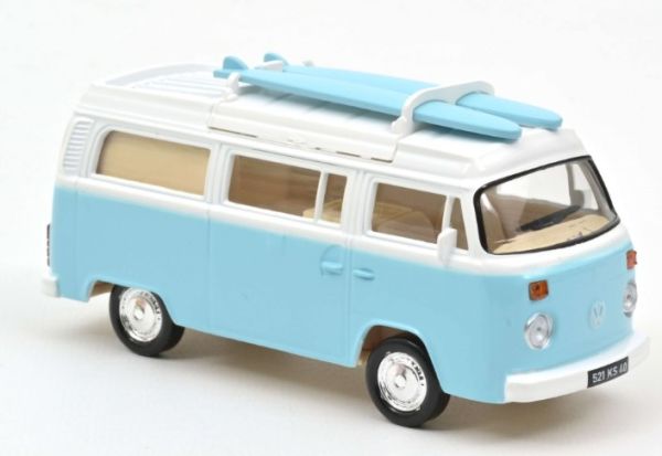 NOREV841100 - VOLKSWAGEN T2b Camper Van 1973 Bleu clair - 1