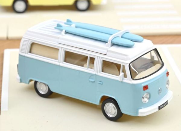 NOREV841108 - VOLKSWAGEN Combi Type 2b Camper Van 1973 Bleu Pastel - Jet-car - 1