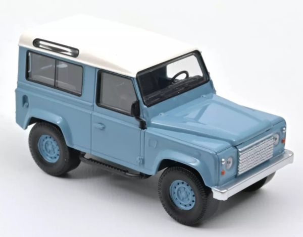 NOREV845107 - LAND ROVER Defender 1995 Bleu et blanc - 1