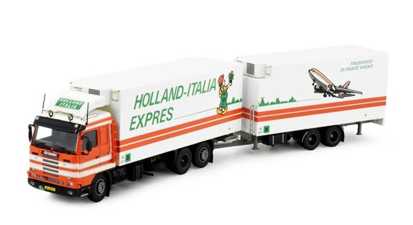 TEK84633 - SCANIA R143 6x2 porteur frigo avec remorque frigo 2 Essieux LIEVAART - 1