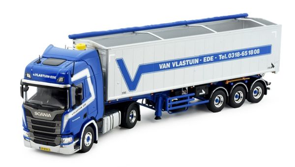 TEK84935 - SCANIA R Highline 4x2 avec benne 3 Essieux VAN VLASTUIN  - 1