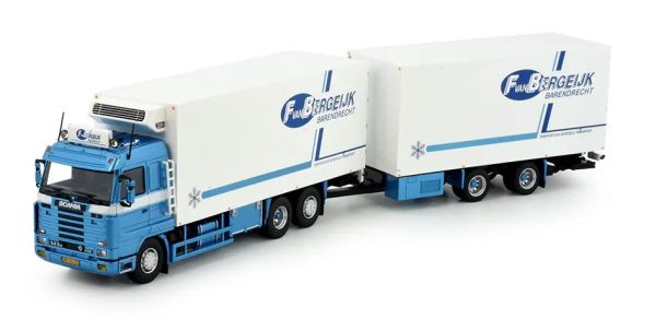 TEK84995 - SCANIA R143 6x2 porteur avec remorque frigo 2 Essieux F.VAN BERGEIJK - 1