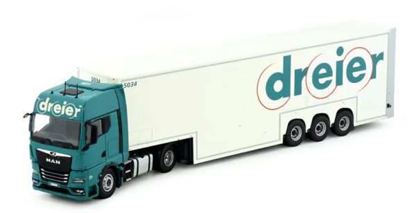 TEK85012 - MAN TGX GX 4x2 avec remorque 3 Essieux DREIER - 1