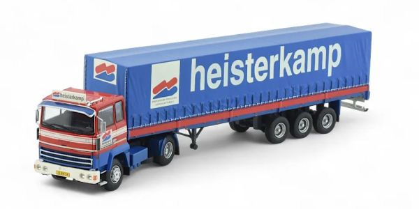 TEK85251 - FORD Transcontinental 4x2 avec remorque bâchée 3 Essieux HEISTERKAMP - 1
