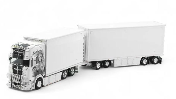 TEK85554 - SCANIA Next Géneration highline 6x4 porteur avec remorque 2+2 Essieux TELHAUG - 1