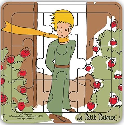 MGM865007-D - Puzzle cadre en bois 9 Pièces LE PETIT PRINCE de face - 1