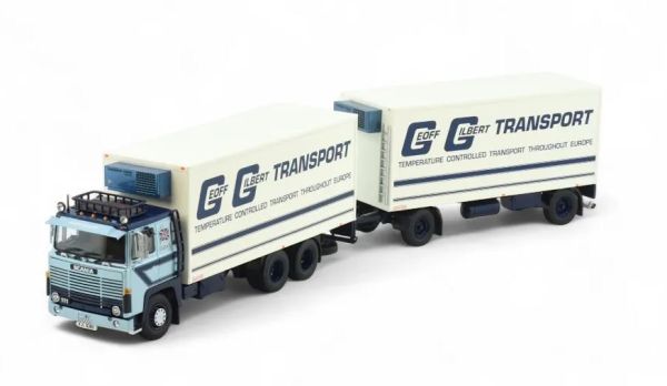 TEK86509 - SCANIA 141 6x4 porteur frigo avec remorque frigo 1+1 Essieu GEOFF GILBERT - 1