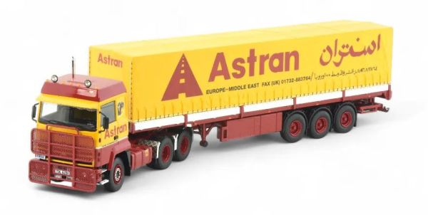 TEK86513 - FORD Transcontinental 4x2 avec remorque bâchée 3 Essieux ASTRAN - 1